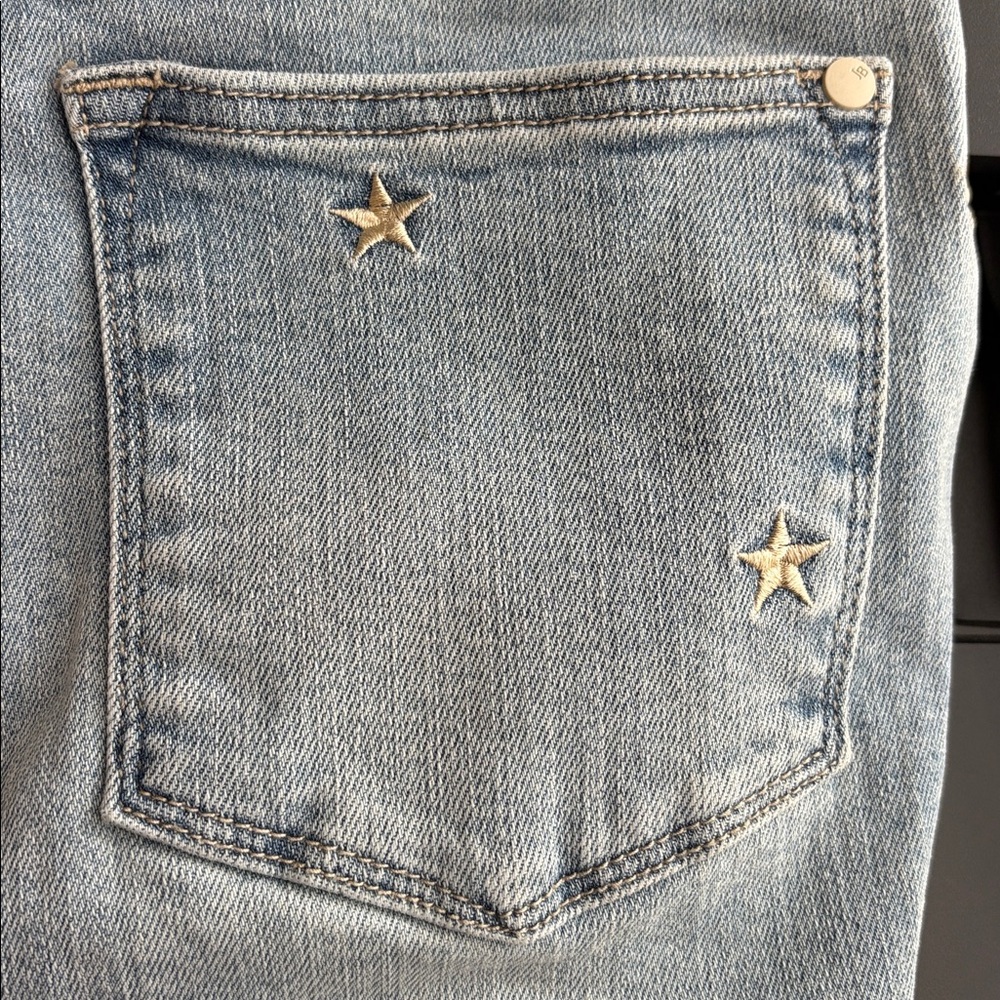 Judy Blue Star Embroidered Jeans High Waist Skinny Fit Size 5/27 - Picture 11 of 14